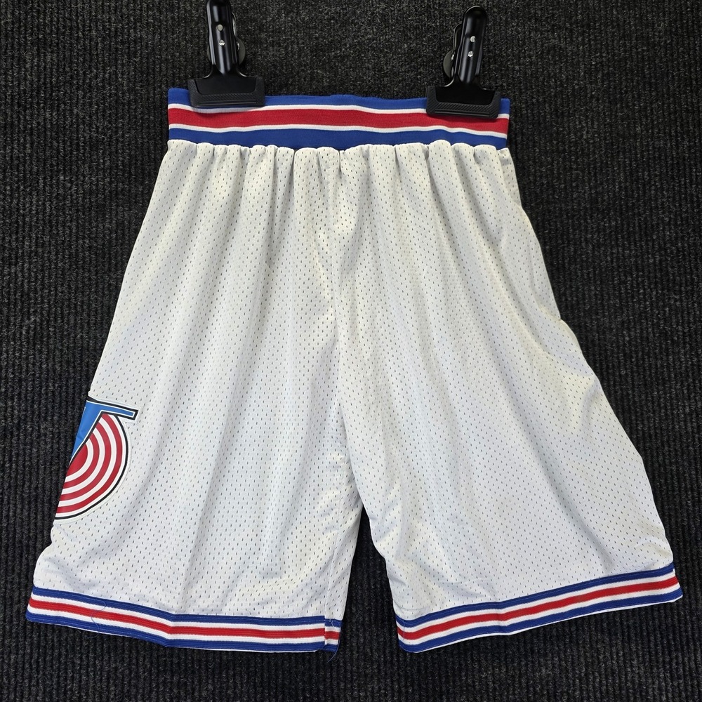 Space Jam Shorts Tune Squad Mens 2XL*(med) White Basketball Looney Toons